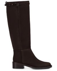 Doucal's - Buckle-Detail Suede Boots - Lyst