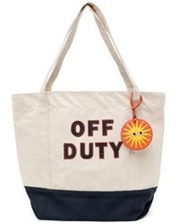 Anya Hindmarch - Logo-Patched Canvas Tote Bag - Lyst