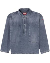 DIESEL - De-Priss Denim Blouse - Lyst