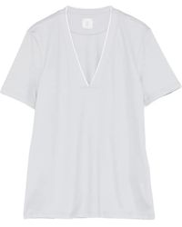 Eleventy - V-Neck T-Shirt - Lyst