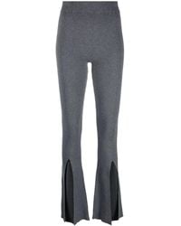 Remain - Front-Slit Rib Knit Trousers - Lyst