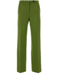 Miu Miu - Logo-Patch Trousers - Lyst