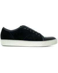 Lanvin - Zapatillas con puntera en contraste - Lyst