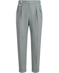 Brunello Cucinelli - Double-Pleats Trousers - Lyst