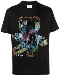 Philipp Plein - T-Shirt À Logo Strassé - Lyst