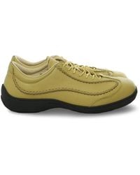 Kiko Kostadinov - Topstitched Leather Sneakers - Lyst