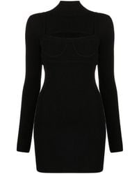 Monse - Ribbed-Knit Bodycon Mini Dress - Lyst