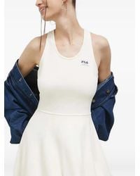 Fila - Robe Courte À Patch Logo - Lyst