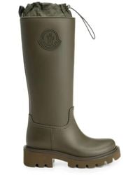 Moncler - Kickstream Regenstiefel Mit Logo-Patch - Lyst