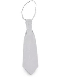 Corneliani - Chevron-Pattern Silk Ascot Tie - Lyst