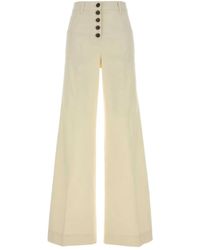 Etro - Flared Jeans Met Pegaso Knopen - Lyst