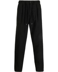 Herno - Drawstring-Waist Straight-Leg Trousers - Lyst