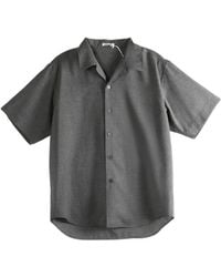 AURALEE - Summer Twist Short-Sleeve Shirt - Lyst