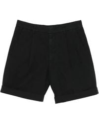 Dondup - Pleated Cuffed Shorts - Lyst