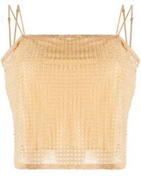 Alexander Wang - Crystal-Embellished Top - Lyst