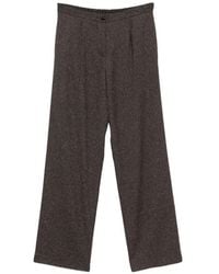 Manuel Ritz - Mélange Pleated Trousers - Lyst
