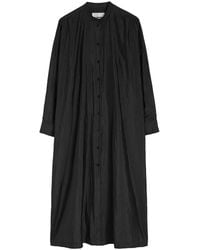 Jil Sander - Satin Shirt Dress - Lyst