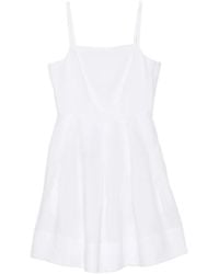 Eleventy - Spaghetti-Strap Mini Dress - Lyst
