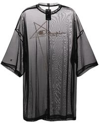 Rick Owens - Embroidered Logo T-Shirt - Lyst
