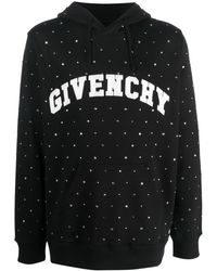 Givenchy - ラインストーン ロゴ パーカー - Lyst