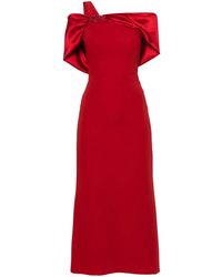 Cristallini - Ophelia Satin Midi Dress - Lyst
