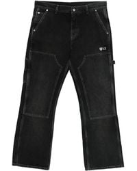 Off-White c/o Virgil Abloh - Off 'Gothic Ow' Flare Carpenter Jeans - Lyst
