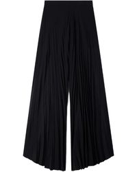 Sandro - Pleated Wide-Leg Trousers - Lyst