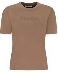 Max Mara - Camiseta Adelio con logo en relieve - Lyst