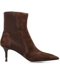 Furla - Aria Suede Ankle Boots - Lyst