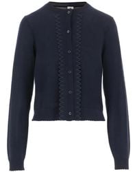 THE GARMENT - Bergen Scalloped-Trim Cardigan - Lyst