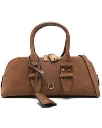 Pinko - Padlock Top-Handles Tote Bag - Lyst