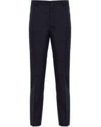 Prada - Wool-blend Tailored Trousers - Lyst