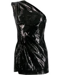 DSquared² Jurk Met Pailletten - Zwart