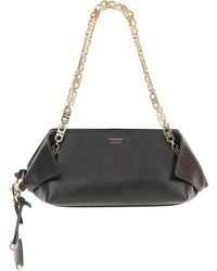 Ferragamo - Folded Chain-Link Shoulder Bag - Lyst