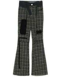 OTTOLINGER - Deconstructed Tweed Trousers - Lyst