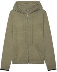 Zadig & Voltaire - Hoodie Met Rits - Lyst