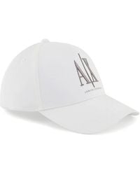 ARMANI EXCHANGE - Logo-Embroidered Baseball Cap - Lyst