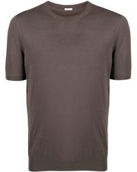 Malo - Crewneck Cotton T-shirt - Lyst