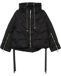 Twinset - Piumino Trapuntato Con Cappuccio - Lyst