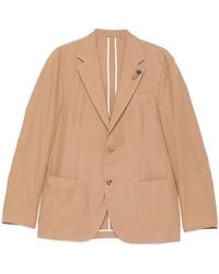 Lardini - Buttoned Blazer - Lyst
