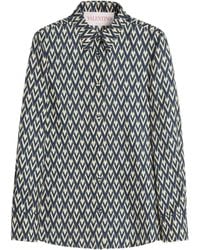 Valentino Garavani - Toute La V Twill Shirt - Lyst