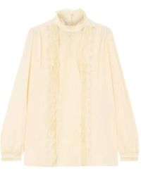 Valentino Garavani - Lace Ruffled Shirt - Lyst