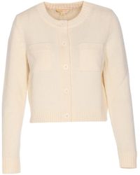 MICHAEL Michael Kors - Wool Pocket Cardigan - Lyst