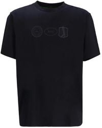 BOSS - Logo-Emed T-Shirt - Lyst