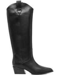 Poeve - 45Mm Pointed-Toe Knee-High Boots - Lyst