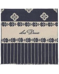 Les Deux - Arabesque Patterned Scarf - Lyst