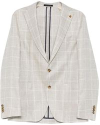 Latorre - Check-Pattern Single-Breasted Blazer - Lyst