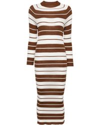 MERYLL ROGGE - Striped Long-sleeve Dress - Lyst