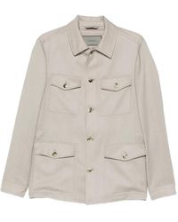 Canali - Four-Pocket Button-Up Jacket - Lyst