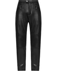 DSquared² - Tapered Waxed Trousers - Lyst